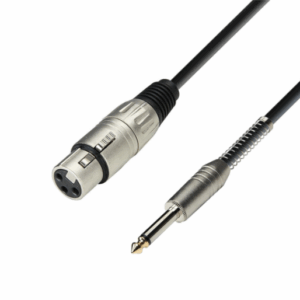 Microphone Cable | Adam Hall® XLR Female x Jack TS | 1 m