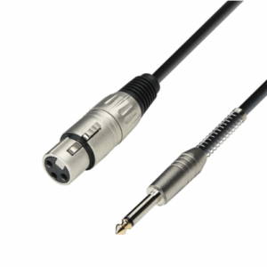 Microphone Cable | Adam Hall® XLR Female x Jack TS | 3 m