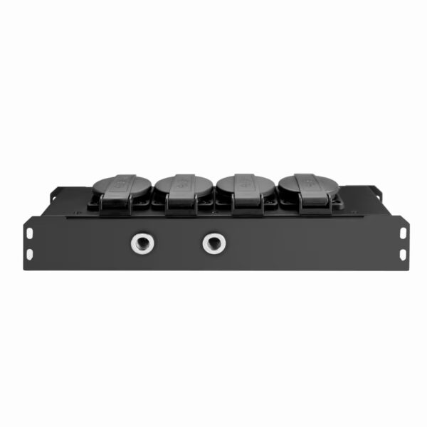 PRO PORT 4 P Power Strip 4 x Schukosockets IP54 | PowerIn BLU & PowerOut GREY - Image 5
