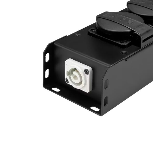 PRO PORT 4 P Power Strip 4 x Schukosockets IP54 | PowerIn BLU & PowerOut GREY - Image 6